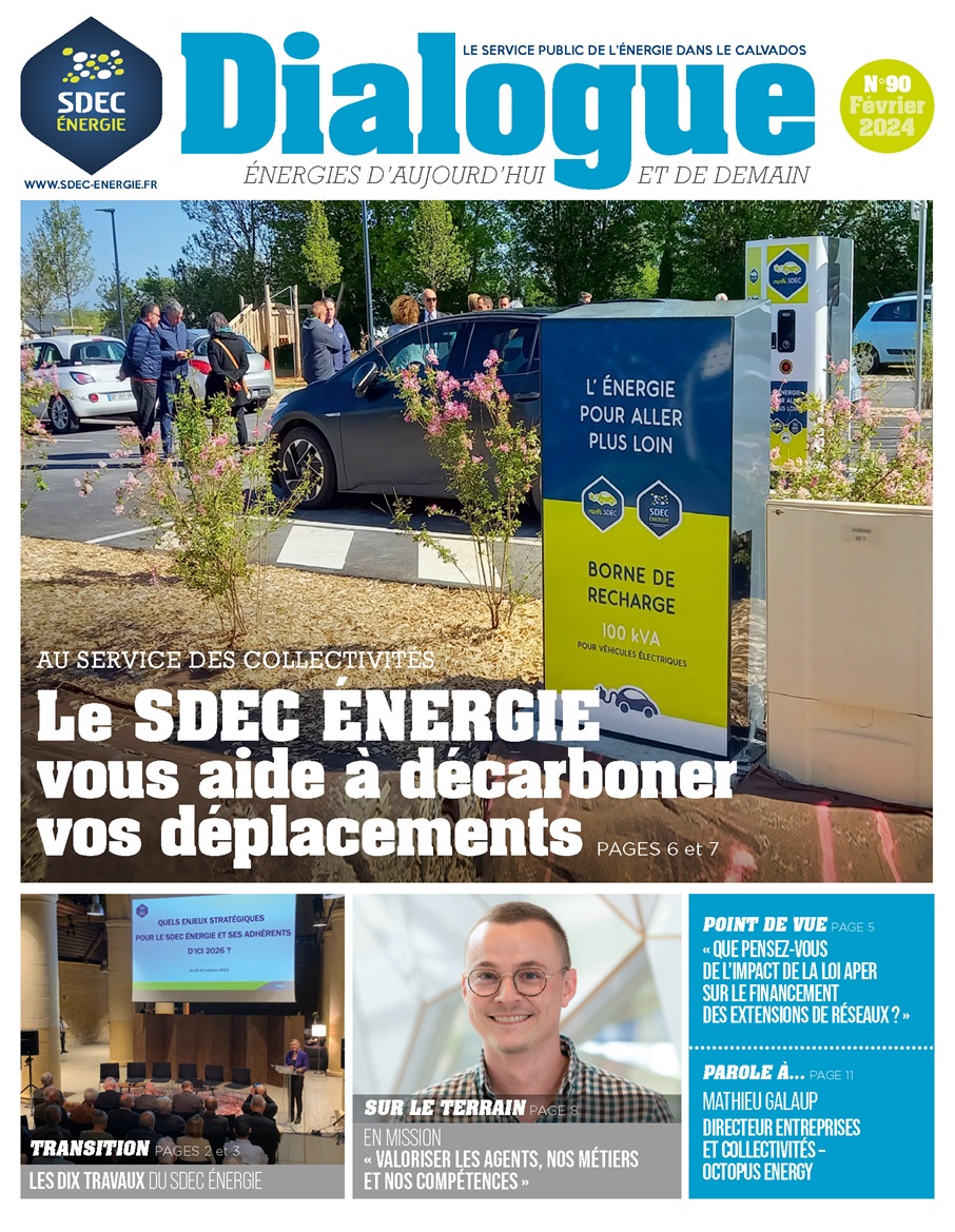Journal d'information DIALOGUE du SDEC ÉNERGIE n°90 (Février 2024)