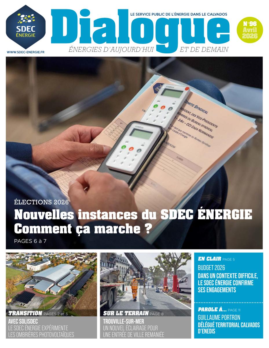 Journal d'information DIALOGUE 96 du SDEC ÉNERGIE (Avril 2026)