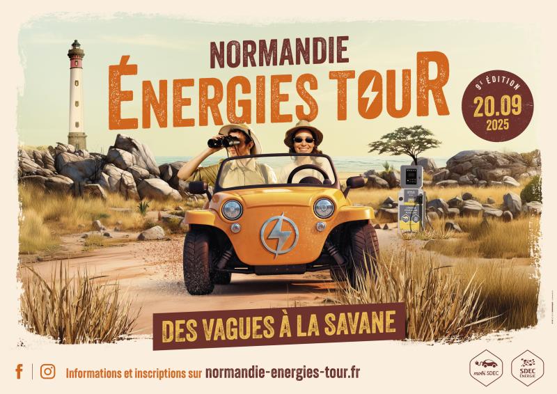 [ÉVÉNEMENT] 9ème édition du Normandie Énergies Tour : le Rallye des Vagues à la Savane le samedi 20 septembre 2025