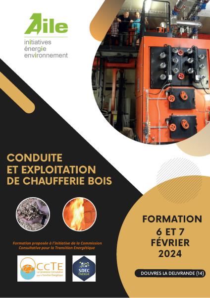 [FORMATION] Conduite et exploitation de chaufferie bois les 6 et 7 février 2024 à Douvres-la-Délivrande