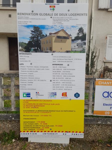 [TRANSITION] BRETTEVILLE/LAIZE : signature de la convention SOLENE rénovation énergétique des logements communaux