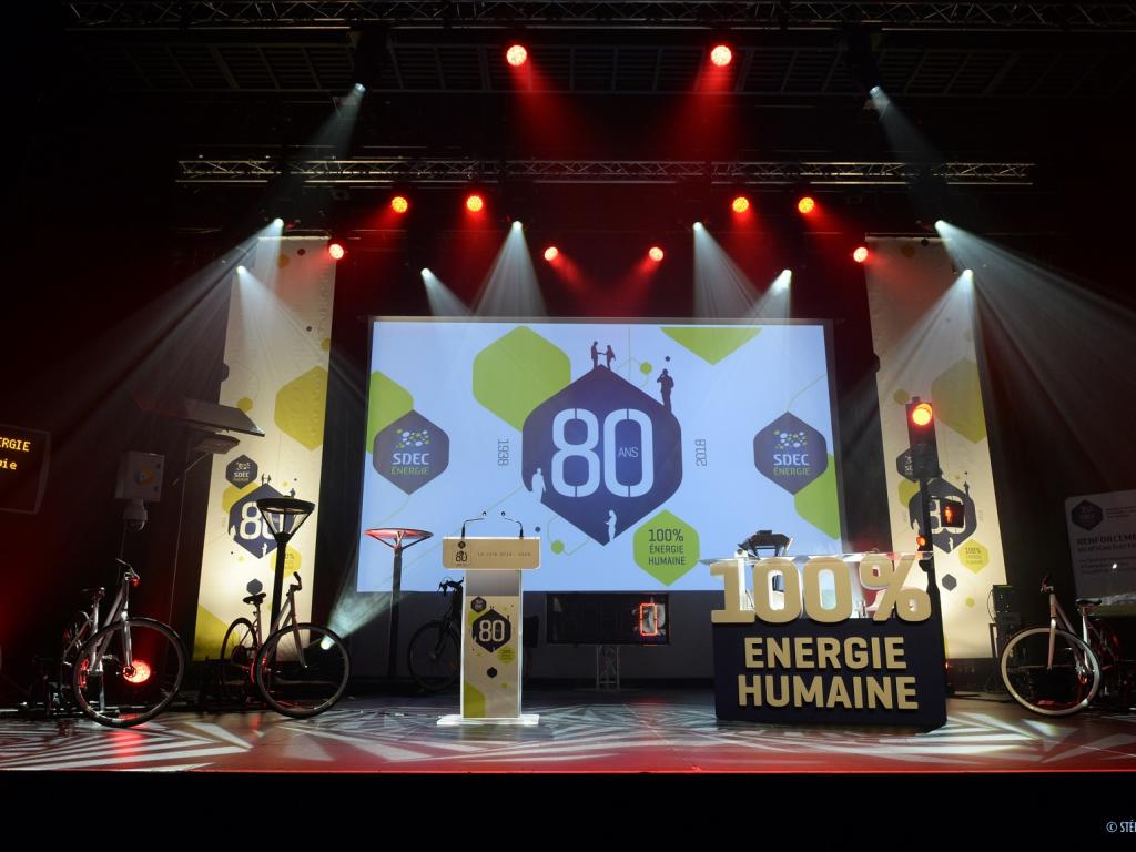 80 ans du SDEC ENERGIE à Caen le 14 juin 2018 : 100% énergie humaine