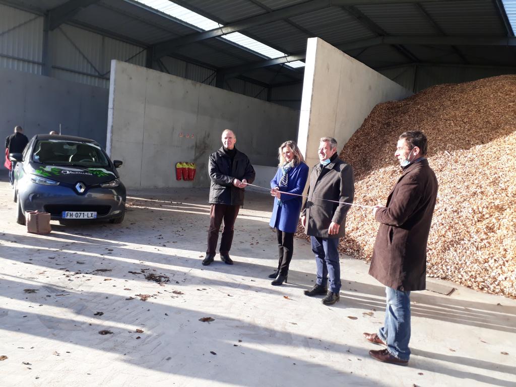 [ENR] 10 décembre 2021 à Valdallière : inauguration des installations bois et photovoltaïque