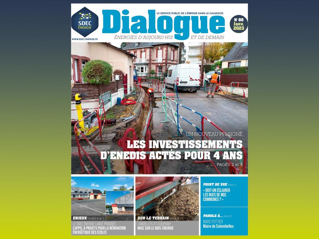 DIALOGUE 86, journal d'information du SDEC ÉNERGIE - Janvier 2023