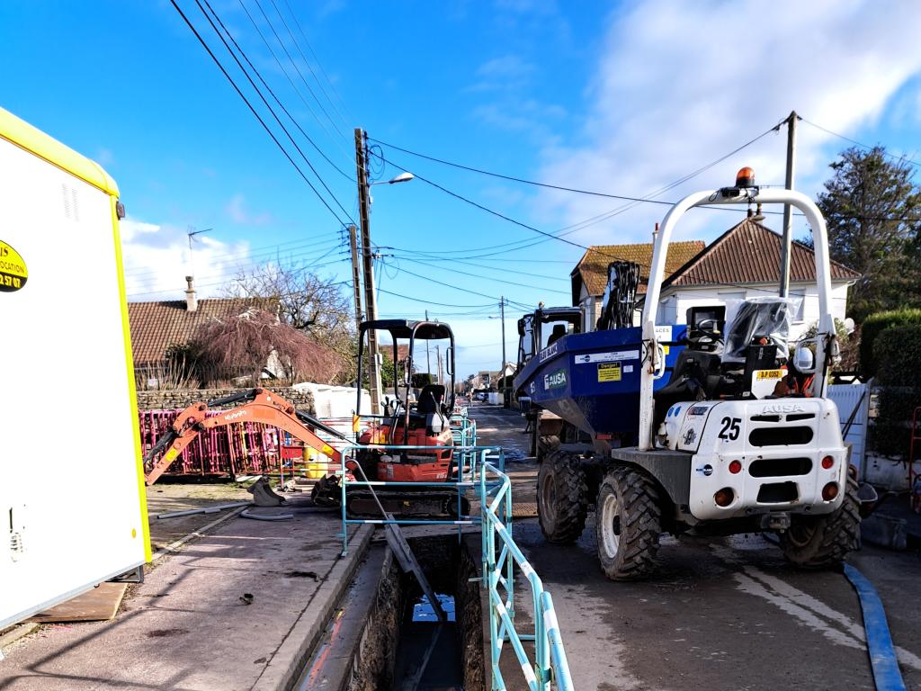 [TRAVAUX] Effacement à Courseulles-sur-Mer : une bonne coordination et des économies à la clé