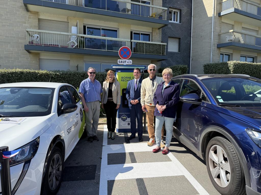 [MOBILITÉ] 29/04 - OUISTREHAM RIVA-BELLA inaugure sa borne de recharge rapide pour véhicules électriques