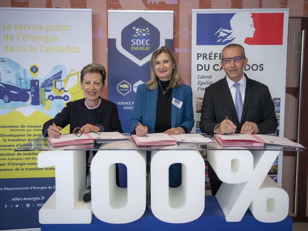 [PARTENARIAT] Signature de la charte avec l'Etat et Caen la mer sur la rénovation énergétique des bâtiments publics