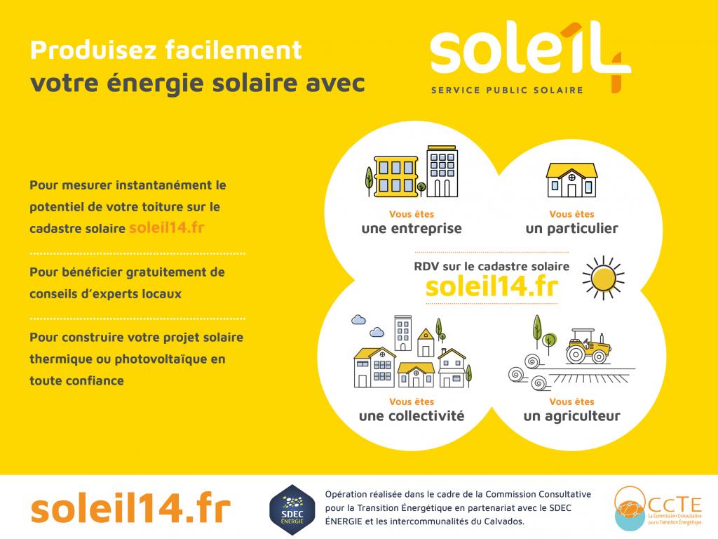 [SOLEIL14] Le cadastre solaire se dote d'un réseau de conseillers locaux pour accompagner les projets solaires (mars 2021)