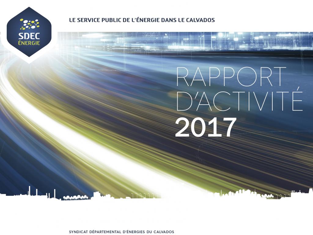Rapport d'activité 2017 du SDEC ENERGIE
