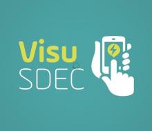 Ecran d'accueil application VisuSDEC