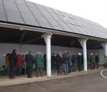 [ENR] Inauguration de la centrale photovoltaïque mise en service sur le toit de l'école d'Ouilly-le-Tesson le 8 décembre 2021