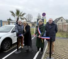 [MOBILITÉ] 11/02 - TREVIERES : inauguration de la borne de recharge rapide pour véhicules électriques