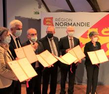 16 décembre 2021 : [PARTENARIAT] La Région et Territoire d'Energie Normandie renouvellent leur engagement en faveur de la transition énergétique
