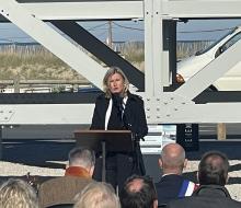 [ÉVÉNEMENT] 05/10 - ST-CÔME-DE-FRESNÉ : mise en valeur par la lumière de la passerelle du port artificiel