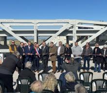 [ÉVÉNEMENT] 05/10 - ST-CÔME-DE-FRESNÉ : mise en valeur par la lumière de la passerelle du port artificiel