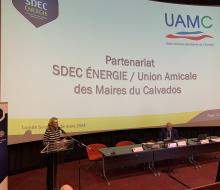 [PARTENARIAT] 28 mars 2024 - Le SDEC ÉNERGIE et l'Union Amicale des Maires du Calvados renouvellent leur partenariat