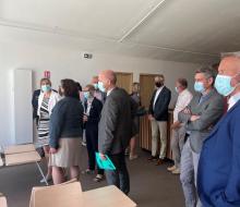 [ENR] 06/07 - Visite de fin de travaux du pôle santé de VILLERS-BOCAGE équipé de panneaux solaires le 6 juillet 2022