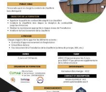 [FORMATION] Conduite et exploitation de chaufferie bois les 6 et 7 février 2024 à Douvres-la-Délivrande