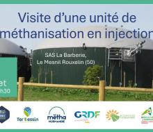 [EnR] 03/07 | Visite d'une unité de méthanisation en injection le 3 juillet 2024 au Mesnil-Rouxelin