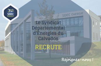 [OFFRE D'EMPLOI] 26/04 - Le SDEC ÉNERGIE recrute...