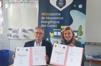 [ÉVÉNEMENT] 12/04 - EVRECY : signature de la convention PROGRES pour la rénovation énergétique de l'école