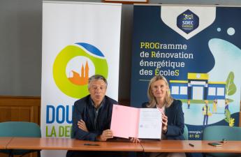 [ÉVÉNEMENT] 28/06 - DOUVRES-LA-DÉLIVRANDE: signature de la convention PROGRES pour la rénovation énergétique de l'école
