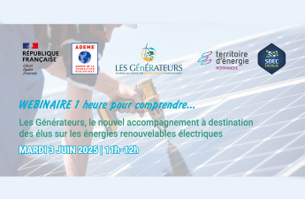 [REPLAY] 3/06 - Webinaire Les Générateurs, nouvel accompagnement des élus sur les énergies renouvelables électriques